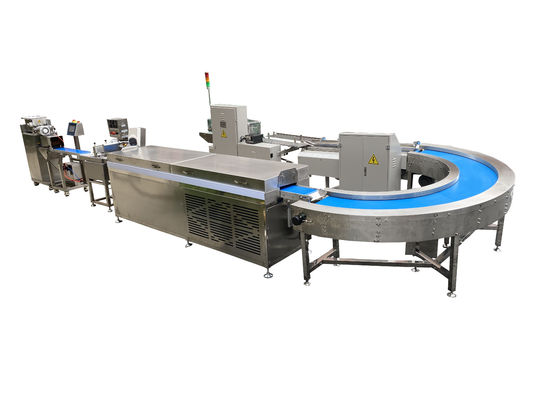 สายการผลิตโปรตีนบาร์สามชั้น 220V Papa Encrusting Machine