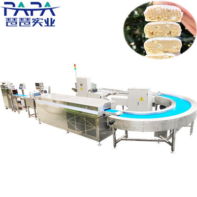 คุณภาพ สายการผลิตช็อคโกแลตบาร์จากสแตนเลส 120pcs/min-540pcs/min 6.5kw โรงงาน